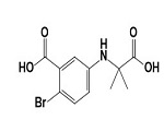 2-Bromo-5-[(1-carboxy-1-methylethyl)amino]benzoic acid/1651844-55-1