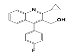 2-Cyclopropyl-4-(4-fluorophenyl)-3-quinolinemethanol  CAS: 121660-11-5