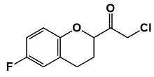 2-chloro-1-(6-fluorochroman-2-yl)ethanone ; 2-Chloro-1-(6-fluoro-3,4-dihydro- 2H-chromen-2-yl)ethanone ;  943126-72-5