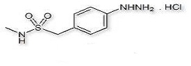 Sumatriptan Hydrazine Impurity ;4-Hyrazinophenyl-N-methyl-methanesulfonamide hydrochloride  |  88933-16-8