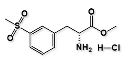 (R)-Methyl 2-amino-3-(3-(methylsulfonyl)phenyl)propanoate hydrochloride ;(R)-Methyl 2-amino-3-(3-(methylsulfonyl)phenyl)propanoate hydrochloride | 2049127-84-4