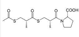 Captopril EP Impurity H ;  (2S)-1-[(2S)-3-[[(2R)-3-(Acetylsulfanyl)-2-methylpropanoyl]sulfanyl]-2-methylpropanoyl]pyrrolidine-2-carboxylic acid| 205521-07-9 ;