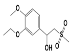 Apremilast Impurity 18/1-(3-ethoxy-4-methoxyphenyl)-2-(methylsulfonyl)ethan-1-ol : 2055542-18-0
