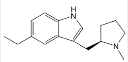 Eletriptan Impurity F ; 5-Ethyl-3-[[(2R)-1-methyl-2-pyrrolidinyl]methyl]-1H-indole  |  209682-64-4