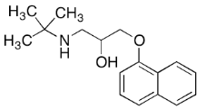 NADOLOL NAPTHYL ANALOG1-[(1,1-Dim;ethylethyl)amino]-3-(1-naphthalenyloxy)-2-propanol; Nadolol EP Impurity F; (RS)-2'-Methylpropranolol; (±)-2'-Methylpropranolol  |2116-22-5