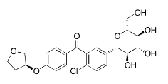 (2-Chloro-5-((2S,3R,4R,5S,6R)-3,4,5-trihydroxy-6-(hydroxymethyl)tetrahydro-2H-pyran-2-yl)phenyl)(4-(((S)-tetrahydrofuran-3-yl)oxy)phenyl)methanone  |2125472-55-9