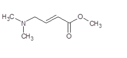 (E)-methyl 4-(dimethylamino)but-2-enoate ;(E)-4-(Dimethylamino)but-2-enoic Acid Methyl Ester; (E)-4-(Dimethylamino)-2-butenoic Acid Methyl Ester; |212776-19-7