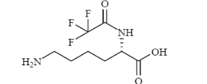 [(2S)-6-amino-2-[(2,2,2-trifluoroacetyl)amino]hexanoic acid];(2,2,2-trifluoroacetyl)-L-lysine |21761-08-0
