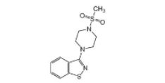 Lurasidone Sulfonamide impurity; 3-(4-(methylsulfonyl)piperazin-1-yl)benzo[d]isothiazole| 2190680-18-1