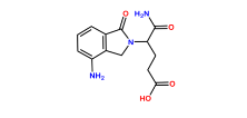 5-amino-4-(4-amino-1-oxoisoindolin-2-yl)-5-oxopentanoic acid ;Lenalidomide 5-Amino-5-Oxopentanoic Acid ;5-Amino-4-(4-amino-1-oxoisoindolin-2-yl)-5-oxopentanoic acid