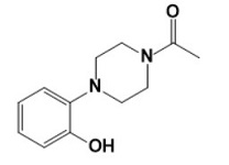 o-Tonal 11 (orto isomer); 1-[4-(2-Hydroxyphenyl)-1-piperazinyl] ethanone/220139-60-6