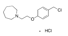 Bazedoxifene chloro Impurity; 1-(2-(4-(Chloromethyl)Phenoxy)Ethyl)Azepane HCl   |  223251-25-0