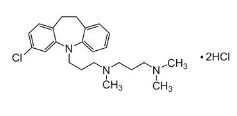 Clomipramine EP Impurity A ;N-[3-(3-Chloro-10,11-dihydro-5H-dibenzo[b,f]azepin-5-yl)propyl]-N,N′,N′-trimethylpropane-1,3-diamine dihydrochloride