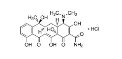 4-EPITETRACYCLINE ;Chlortetracycline EP Impurity D;Lymecycline EP Impurity A;(4R,4aS,5aS,6S,12aS)-4-(Dimethylamino)-3,6,10,12,12a-pentahydroxy-6-methyl-1,11-dioxo-1,4,4a,5,5a,6,11,12a-octahydrotetracene-2-carboxamide hydrochloride | 23313-80-6 (HCl) ; 79-85-6 (Base) ;