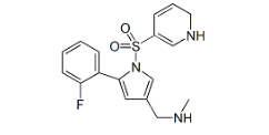 Vonoprazan 1,6-Dihydropyridine Impurity ;(1-(1,6-Dihydropyridin-3-ylsulfonyl)-5-(2-fluorophenyl)-1H-pyrrol-3-yl)-N-methylmethanamine ;