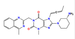 Linagliptin Diene Impurity  ;8-((R)-3-Aminopiperidin-1-yl)-7-(buta-1,2-dien-1-yl)-3-methyl-1-((4-methylquinazolin-2-yl)methyl)-1H-purine-2,6(3H,7H)-dione|2463617-43-6