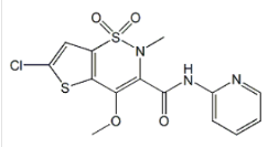 LORNOXICAM METHYL ETHER ;6-Chloro-4-methoxy-2-methyl-N-(pyridin-2-yl)-2H-thieno[2,3-e][1,2]thiazine-3-carboxamide 1,1-dioxide  |2469039-23-2