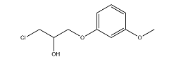 1-chloro-3-(3-methoxyphenoxy)propan-2-ol  |25772-81-0