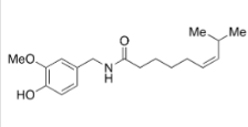 Cis- CAPSAICIN ;(6Z)-N-[(4-Hydroxy-3-methoxyphenyl)methyl]-8-methyl-6-nonenamide; (Z)-8-Methyl-N-vanillyl-6-nonenamide; (Z)-8-Methyl-N-vanillyl-6-nonenamide; (Z)-Capsaicin; Civamide; Zucapsaicin; |