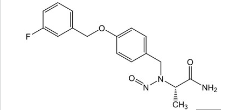 N-Nitroso Safinamide ;(S)-2-((4-((3-fluorobenzyl)oxy)benzyl)(nitroso)amino)propanamide |2657645-00-4