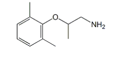 Mexiletine EP Impurity D ; (2RS)-2-(2,6-Dimethylphenoxy)propan-1-amine  |   26583-71-1