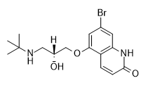 Carteolol EP Impurity I; 7-Bromo-5-[(2RS)-3-[(1,1-(dimethylethyl)amino]-2-hydroxypropoxy]-3,4-dihydroquinolin-2(1H)-one/ 2748462-62-4