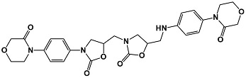 Rivaroxaban Dioxazolidine; 4-(4-(((2-oxo-3-((2-oxo-3-(4-(3-oxomorpholino)phenyl)oxazolidin- 5-yl)methyl)oxazolidin-5-yl)methyl)amino)phenyl)morpholin-3-one; 2809182-22-5