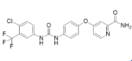 Sorafenib N-Desmethyl Impurity ;  N-Desmethyl Sorafenib ;   4-[4-[[[[4-Chloro-3-(trifluoromethyl)phenyl]amino]carbonyl]amino]phenoxy]-2-pyridinecarboxamide ;284461-74-1