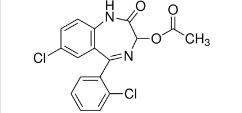 Lorazepam Related Compound A;(3RS)-7-Chloro-5-(2-chlorophenyl)-2-oxo-2,3-dihydro-1H-1,4-benzodiazepin-3-yl Acetate  |2848-96-6