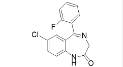 Flurazepam EP Impurity B ; 7-Chloro-5-(2-fluorophenyl)-1,3-dihydro-2H-1,4-benzodiazepin-2-one | 2886-65-9