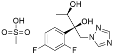 (2R,3R)-22,4-Difluorophenyl)-1-(1H-1,2,4-triazol-1-yl)butane-2,3-diol methanesulfonate; 1175536-50-1