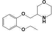 3-[(2-ethoxyphenoxy)methyl]morpholine/63027-89-4