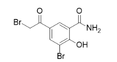 3-Bromo-5(bromoacetyl)salicylamide ;3-bromo-5-(bromoacetyl)salicylamide