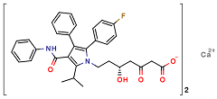 3-OXO ATORVASTATIN CALCIUM SALT ;(5R)-7-[2-(4-fluorophenyl)-3-phenyl-4-(phenylcarbamoyl)-5-(1-methylethyl)-1H-pyrrol-1-yl]-5-hydroxy-3-oxoheptanoic Acid Calcium Salt  |887196-30-7