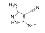 3-amino-5-(methylthio)-1H-pyrazole-4-carbonitrile;72760-85-1