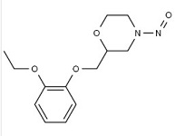 Viloxazine Impurity 54 (N-nitroso Viloxazine);N-Nitroso Viloxazine (Mixture of Isomers);Viloxazine Impurity 54 (N-nitroso Viloxazine);2-((2-ethoxyphenoxy)methyl)-4-nitrosomorpholine;Morpholine, 2-[(2-ethoxyphenoxy)methyl]-4-nitroso/3033383-17-1