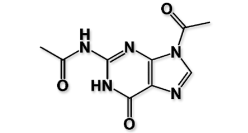 Acyclovir EP Impurity L ; N2,9-Diacetylguanine;N-(9-Acetyl-6-oxo-6,9-dihydro-1H-purin-2-yl)acetamide   | 3056-33-5
