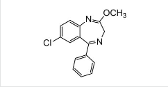 Diazepam EP Impurity F;7-Chloro-2-methoxy-5-phenyl-3H-1,4-benzodiazepine |31269-33-7