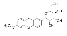 Methoxy Empagliflozin;(1S)-1,5-Anhydro-1-C-[4-chloro-3-[(4-methoxyphenyl)methyl]phenyl]-D-glucitol ;(2S,3R,4R,5S,6R)-2-(4-Chloro-3-(4-methoxybenzyl)phenyl)-6-(hydroxymethyl)tetrahydro-2H-pyran-3,4,5-triol