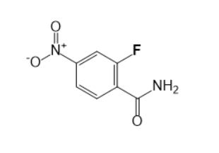 2-Fluoro-4-nitro-benzamide; 350-32-3