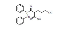 Phenylbutazone EP Impurity A ;(2RS)-2-[(1,2-Diphenyldiazanyl)carbonyl]hexanoic acid | 3583-64-0
