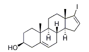 17-Iodoandrosta-5,16-dien-3beta-ol; 17-Iodo-androsta-5,16-diene-3β-ol  |  32138-69-5