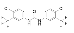 Sorafenib RC 2 ;1,3-bis(4-Chloro-3-(trifluoromethyl)phenyl)urea ;370-50-3