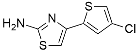 4-(4-Chlorothiophen-2-yl)thiazol-2-amine; 570407-10-2