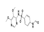 Sulfadoxine Impurity;4-(4-Formylamino-benzolsulfonamino)-5,6-dimethoxy-pyrimidin;5018-61-1