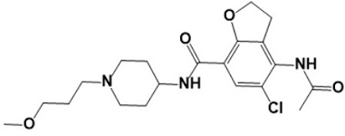 Prucalopride Succinate Imp-3;4-Acetamido-5-chloro-N-(1-(3-methoxypropyl)piperidin-4-yl)-2,3-dihydrobenzofuran-7-carboxamide/2181480-01-1