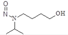 4-[Nitroso(propan-2-yl)amino] butan-1-ol