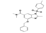 Tegoprazan Impurity ;4-(benzyloxy)-N,N,2-trimethyl-1-tosyl-1H-benzo[d]imidazole-6-carboxamide; 942195-85-9