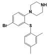 4-bromo vortioxetine; 1-(4-bromo-2-((2,4-dimethylphenyl)thio)phenyl)piperazine