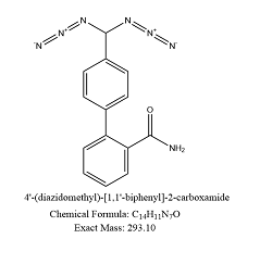 4'-(diazidomethyl)-[1,1'-biphenyl]-2-carboxamide